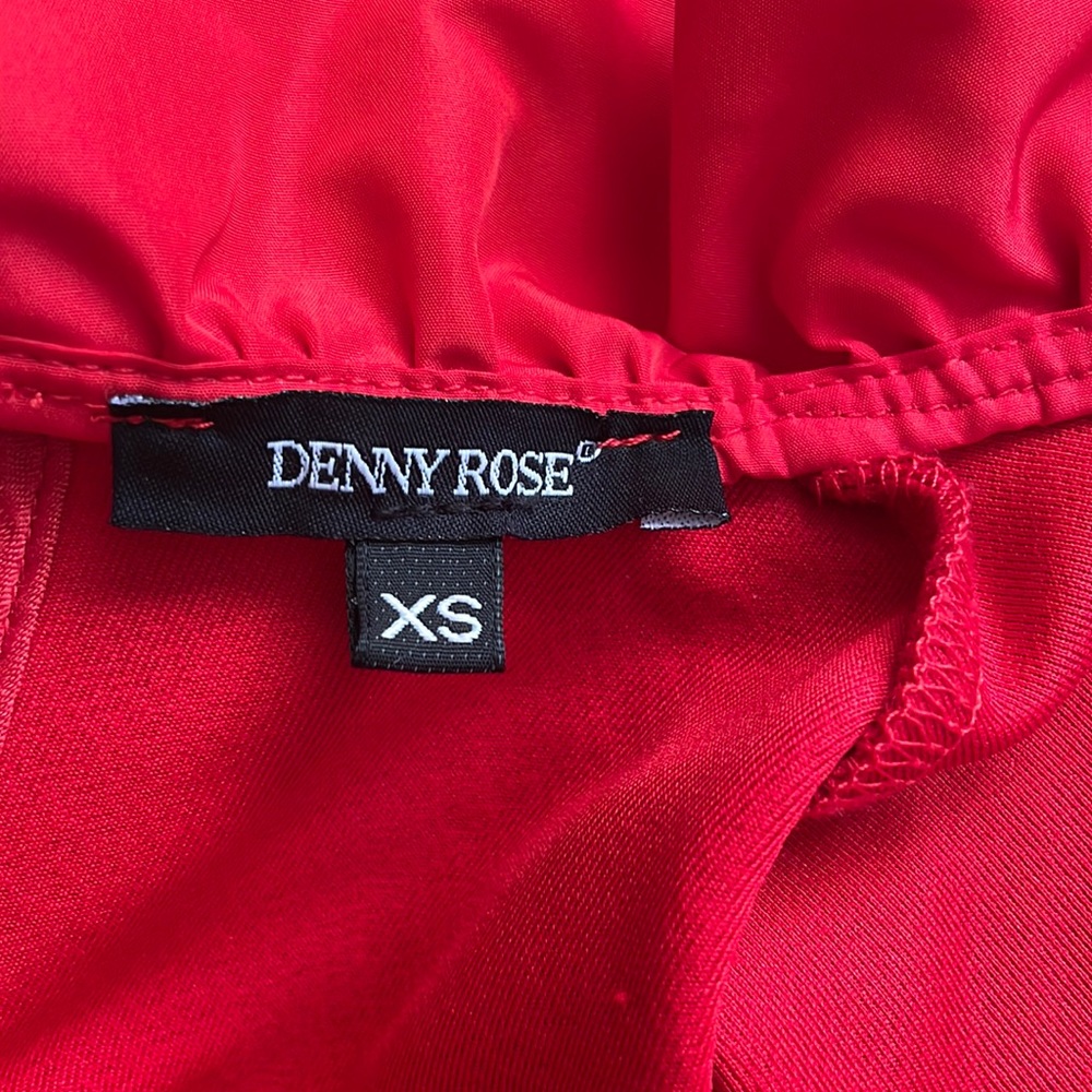 Denny Rose red midi dress